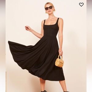 NWOT Reformation Rou Knit Dress black M